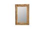 Miniature Small light wood mirror Pure Nature Clipped