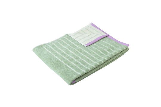 Small multicolored cotton towel Promenade Clipped