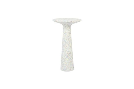 Small multicoloured terrazzo side table Victoria Clipped