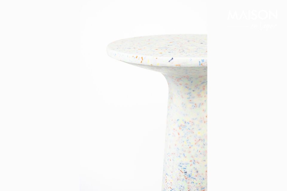 Small multicoloured terrazzo side table Victoria - 1