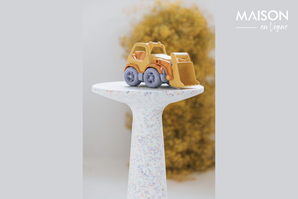 Small multicoloured terrazzo side table Victoria - 5