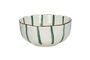 Miniature Small Mykonos green porcelain bowl Clipped