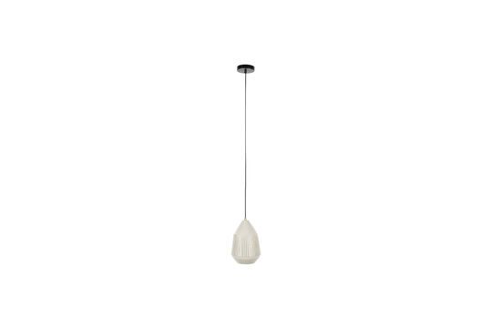 Small pendant in beige aluminium Aysa Clipped