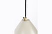 Miniature Small pendant in beige aluminium Aysa 4