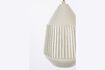 Miniature Small pendant in beige aluminium Aysa 5