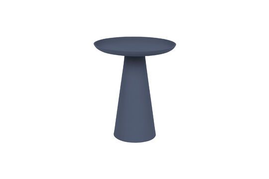 Small side table in blue metal Ringar Clipped