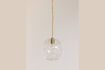 Miniature Small transparent glass suspension Atom 1