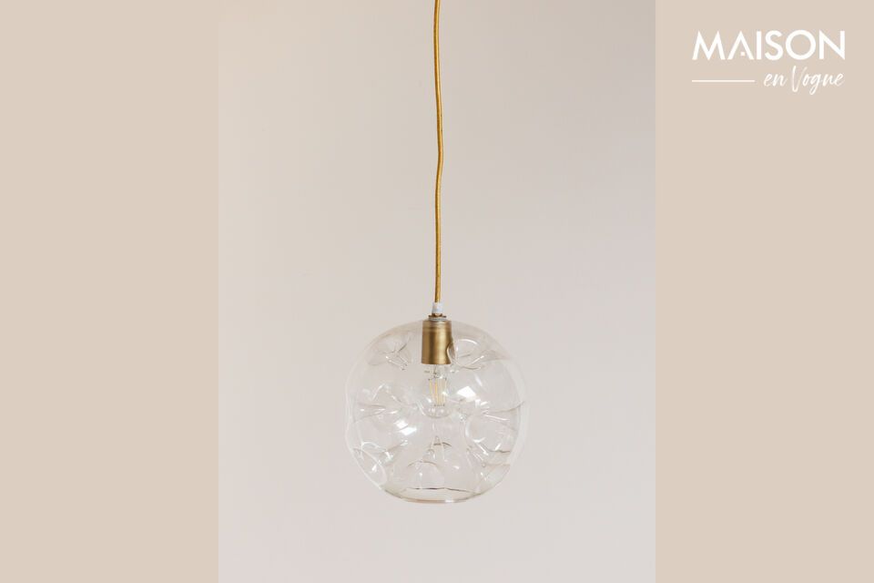 Small transparent glass suspension Atom Chehoma