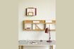 Miniature Small wall shelf in light oak Display 2