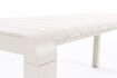 Miniature Small white aluminium bench Vondel 7