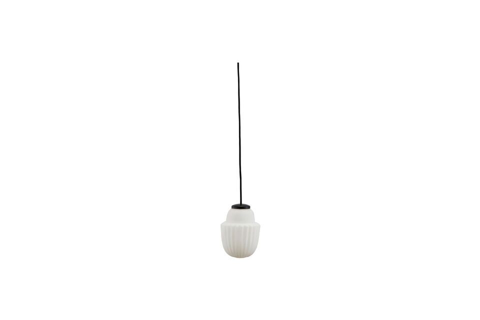 Small white glass suspension Acorn House Doctor