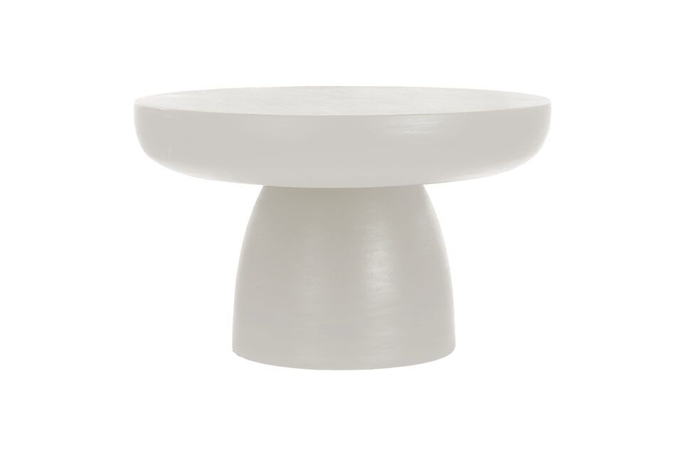 Small white plaster coffee table Pretoria Pomax