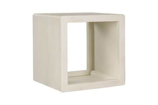 Small white plaster shelf Verona Clipped