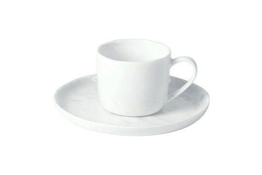 Small white porcelain cup Porcelino White Clipped