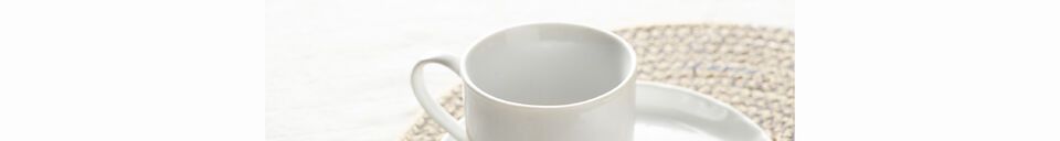 Material Details Small white porcelain cup Porcelino White