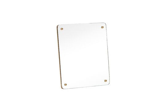 Smize light wood mirror Clipped