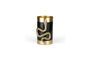 Miniature Snakes golden recycled aluminum planter Clipped