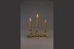 Miniature Snakes medium gold aluminum candleholder 1