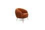 Miniature So Curvy orange velvet armchair Clipped