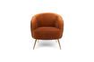 Miniature So Curvy orange velvet armchair 5