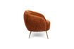 Miniature So Curvy orange velvet armchair 6