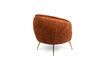 Miniature So Curvy orange velvet armchair 7