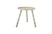 Miniature Soffy beige aluminum side table 1