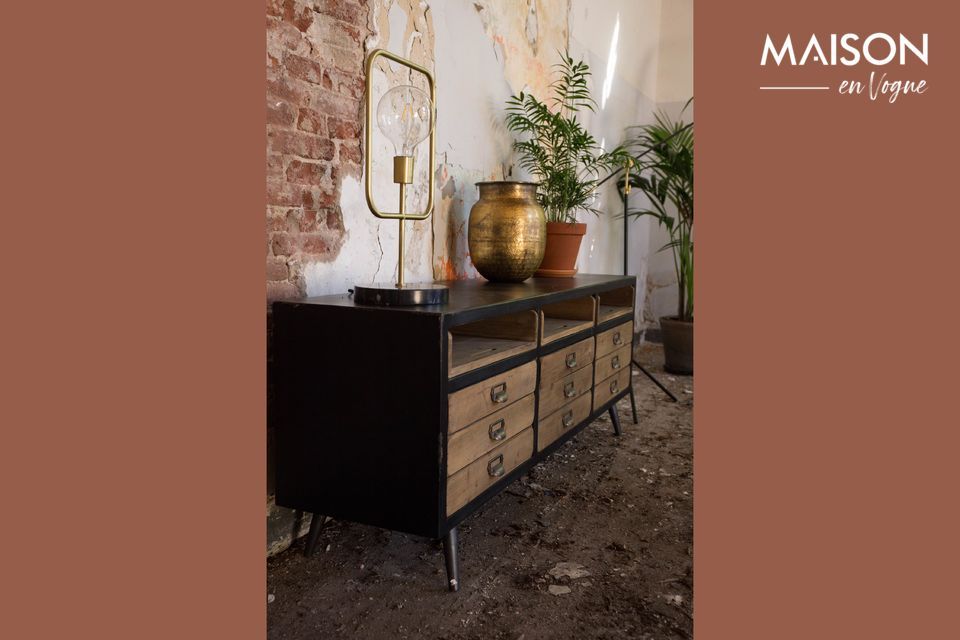 A storage cabinet of character, with many drawers