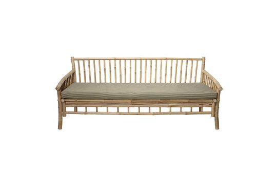 Sole beige bamboo sofa Clipped