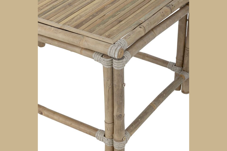 Sole natural bamboo coffee table - 9