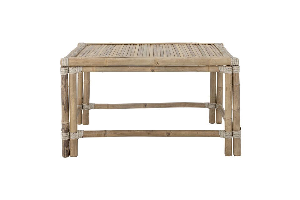 We recommend that you protect this bamboo furniture by placing it under cover and cleaning it