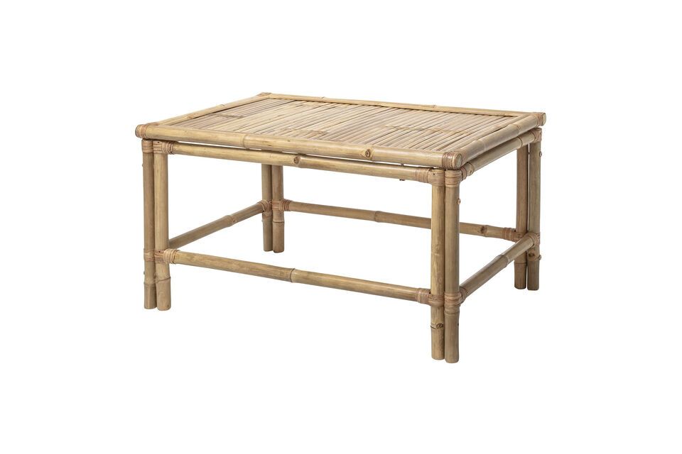 Sole natural bamboo coffee table - 7