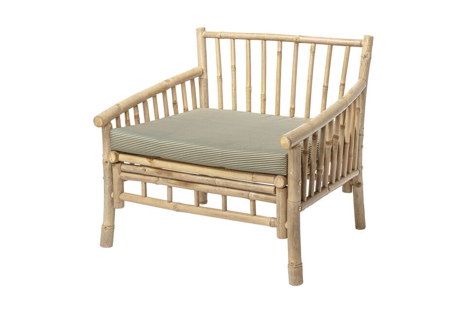 Sole natural bamboo lounge chair Bloomingville