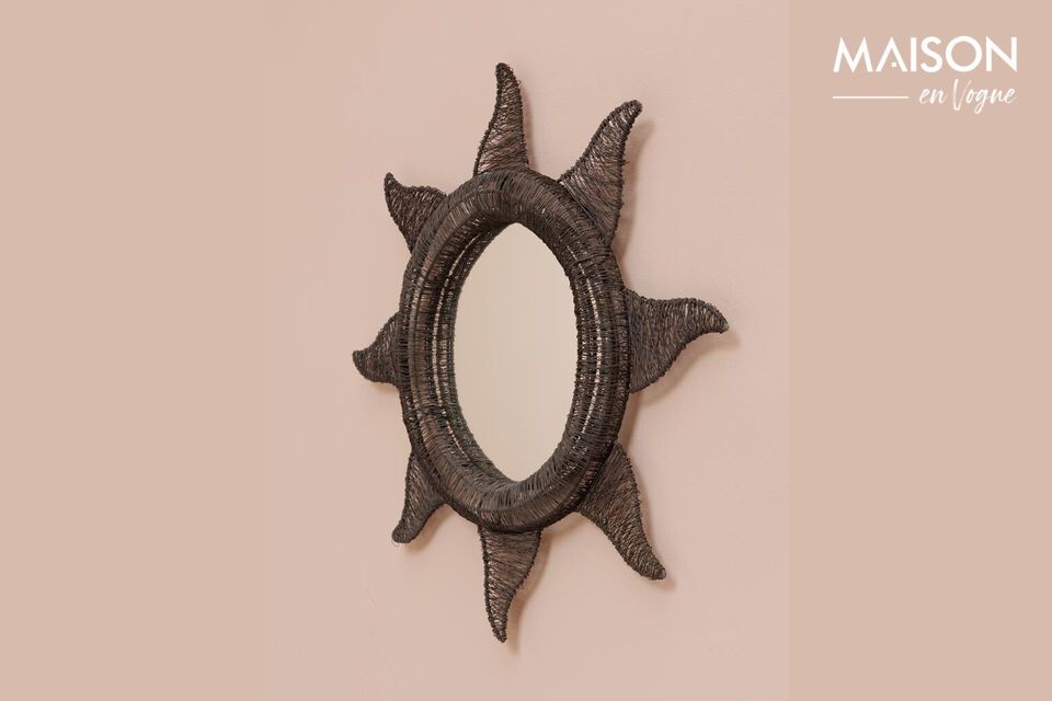 Add style and functionality with an elegant mirror.