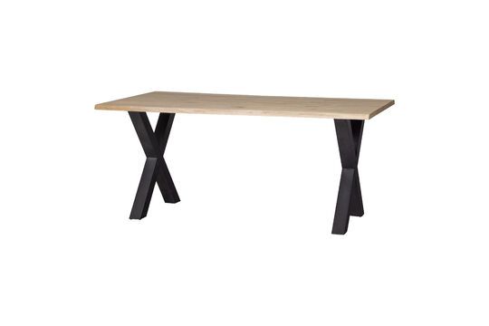 Solid oak table Tablo beige Clipped