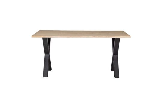 Solid oak table Tablo beige Clipped