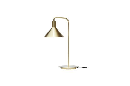 Solo brown metal table lamp Clipped