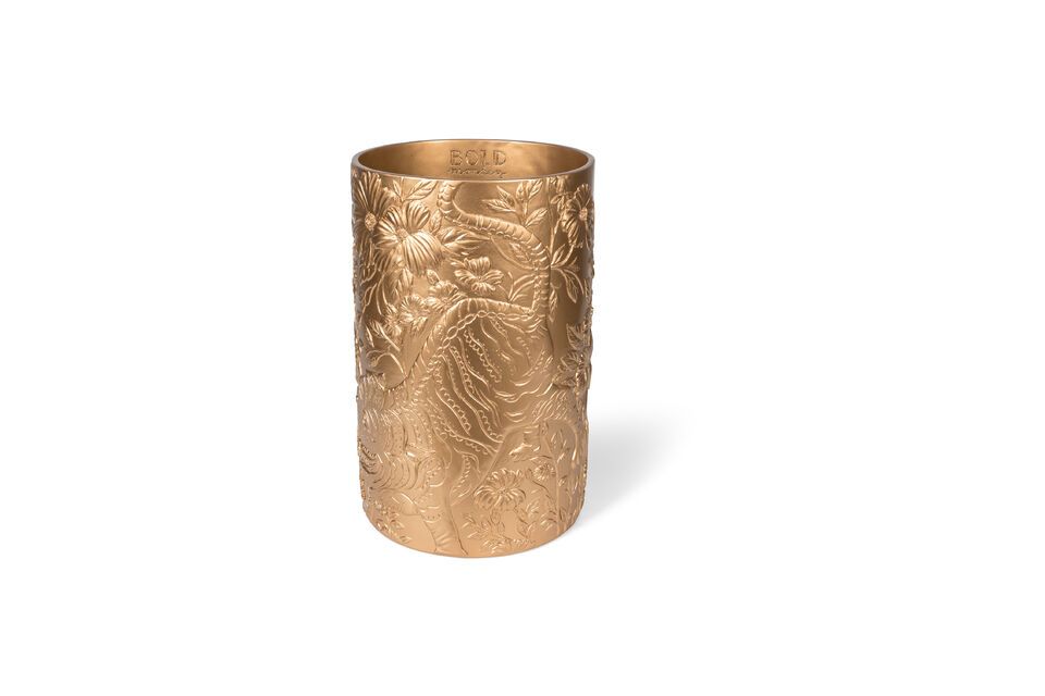 Songs golden resin planter Bold Monkey