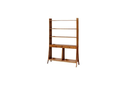 Soto dark wood shelf Clipped