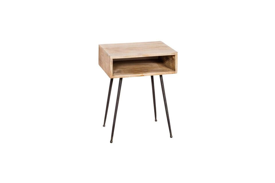 Space light wood bedside table Chehoma