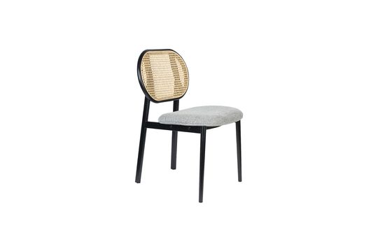 Spike grey rattan chair