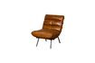 Miniature Spinal brown leather armchair 8