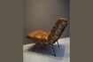 Miniature Spinal brown leather armchair 5