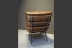 Miniature Spinal brown leather armchair 6