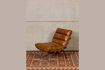 Miniature Spinal brown leather armchair 7