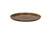 Miniature Spiro brown stoneware dessert plate 8