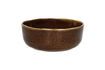 Miniature Spiro brown stoneware soup bowl 1