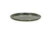 Miniature Spiro dark green stoneware dinner plate 5