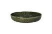 Miniature Spiro dark green stoneware dish 1