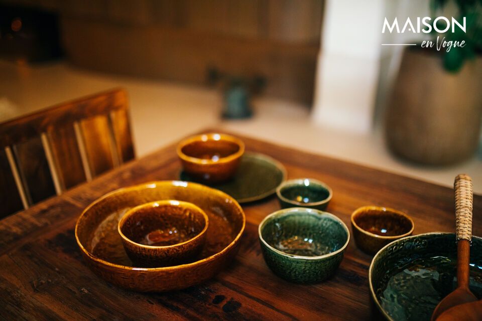 Stoneware, a durable and aesthetic material, is ideal for presenting and enhancing your dishes